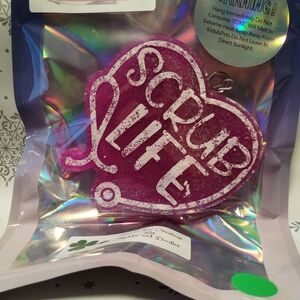 Scrub Life Heart Keychain